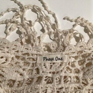 Phase One Cream Crochet Top